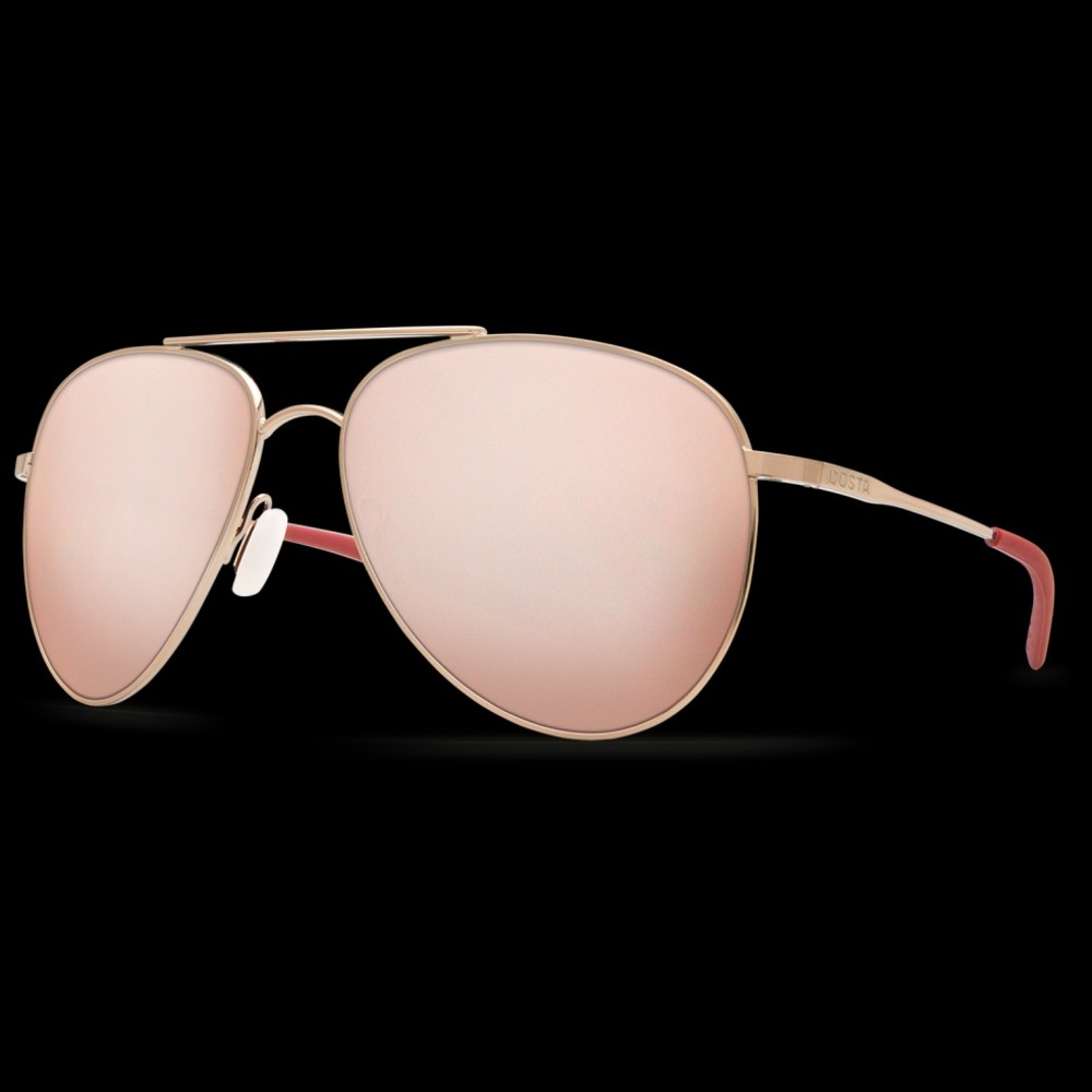 Costa Del Mar Cook Rose Gold Polarized Aviators